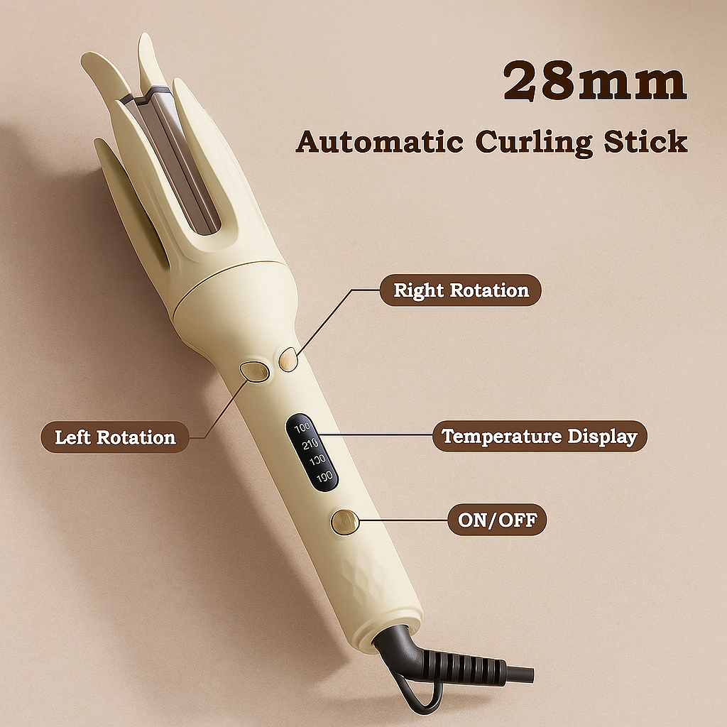 Negative Ions Automatic Hair Curler