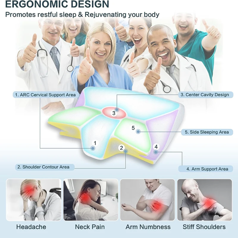 Therapeutic Memory Foam Pillow